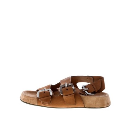 ERNESTO DOLANI women shoes made in Italy Brown vintage leather Kazar sandal