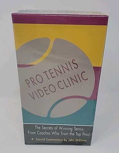 Pro Secrets Instructional VHS Video Pro Tennis Video Clinic Set of 3 Acorn Media - Imagen 3 de 20