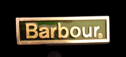 BARBOUR PIN BADGE CLASSIC ALLWETTER JACKE JAGEN ANGELN SCHIESSEN REITEN