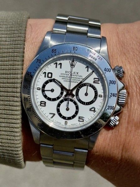 Sehr selten Rolex Daytona 16520 Arabic Prototype Dial Inverted Six 1990