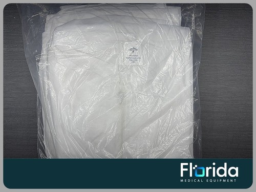 NEW LOT OF 9 DISPOSABLE LAB COATS MEDLINE 5 PCS SIZE X LARGE, WHITE** - Picture 2 of 4