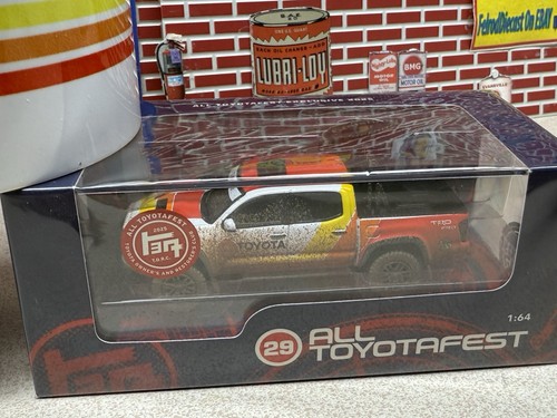 TOYOTAFEST 2025 Event Exclusive 1/64 Toyota Tacoma TRD PRO TORC CHASE & REGULAR - Picture 7 of 18