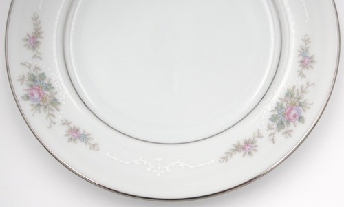 4 Vtg. Noritake Astor Rose 6515 Platinum Trim Bread & Butter Plates 6.25” Japan - Picture 14 of 21
