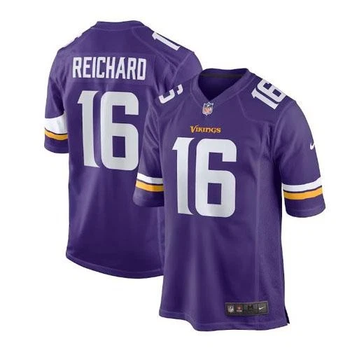 Men's Will Reichard Purple Stitched Jersey