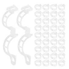  400 Pcs Vegetable Fixing Clip Clips for Plants Support Plastic Tomato Climbing