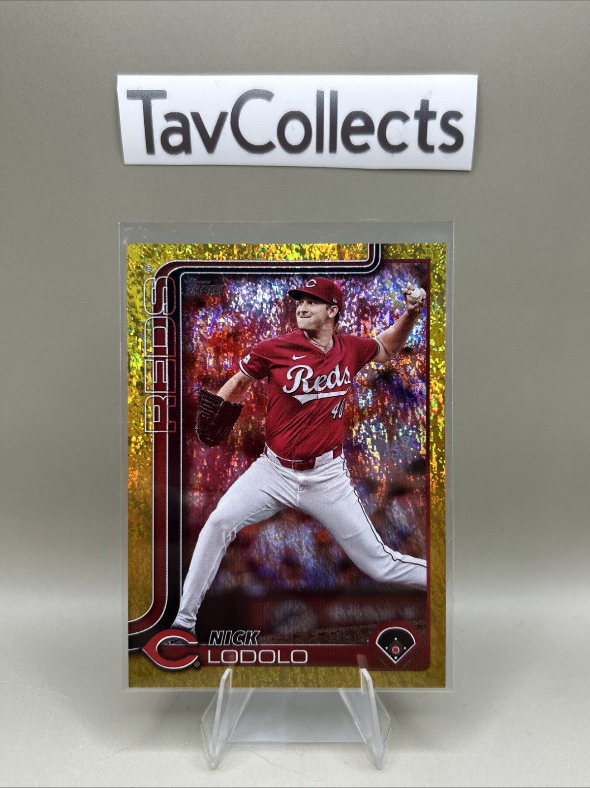 2025 Topps Series 1 Nick Lodolo #21 Gold Foil /50 Cincinnati Reds