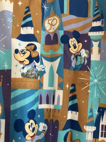 M) NUOVO Edizione Limitata DISNEY 50TH Anniv Dress Shop Keyhole Halter Fit N Svasato - Foto 13 di 20