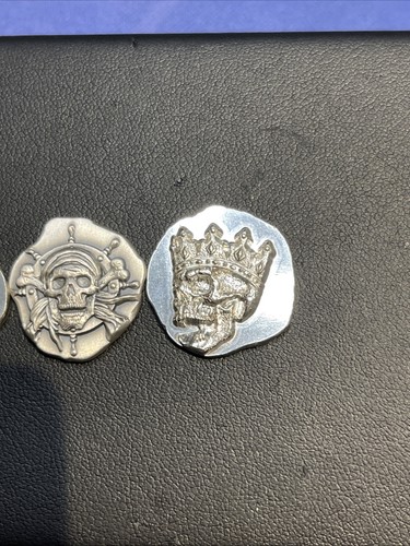 Menge 3-Reckless Metals 0,25 Unzen handgegossen 1 Leuchtet im Dunkeln, 1 Antik, 1 Normal - Bild 9 von 22