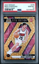 2024 Mosaic Reed Sheppard Honeycomb Case Hit PSA 10 POP 1 RARE