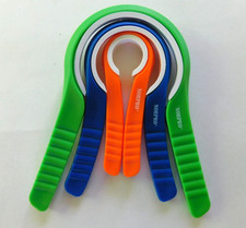 Norpro Hard Plastic Canning Jar and Bottle Opener Set of 3-Orange,Blue,Green