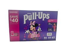 Huggies Training Pants Pull ups Girls Diapers 5T-6T Disney Minnie Mouse 84 Ct