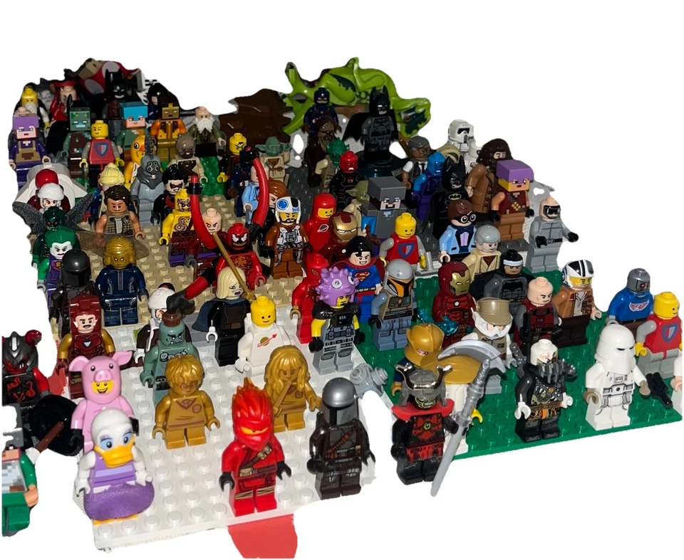 LEGO Minecraft Minifigure Mystery 6 Pack Steve Creeper Zombie Lot - Image 2 of 2