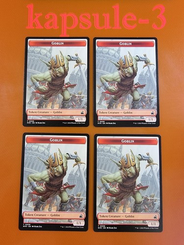 4x Goblin (0008) | TOKEN | Ravnica Remastered | MTG Magic Cards