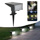 LED Solar Spot Lights Landscape Lights Outdoor Garden Pathway Driveway Yard Lamp
