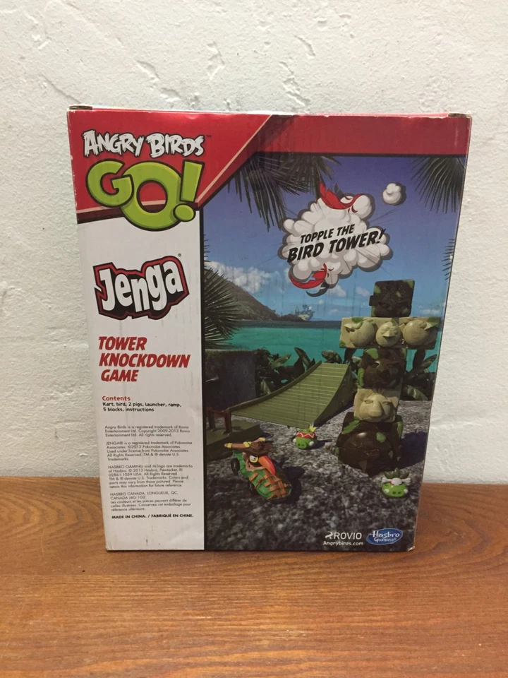 Angry Birds Go Jenga Tower Knockdown Game by Hasbro 2013 - New - Image 4 of 4