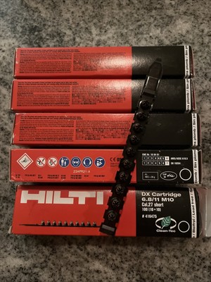 Hilti 416475 Clean-Tec Collated Cartridge, 6.8/11 M10 Cartridge 