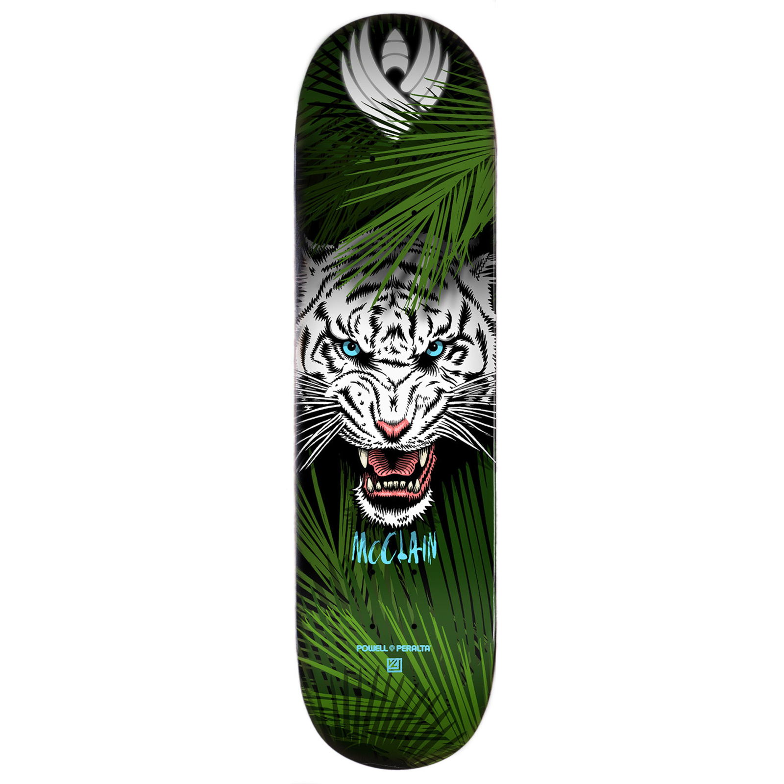 Powell Peralta Skateboard Deck Flight Pro Model Brad McClain Tiger 2 Shape...