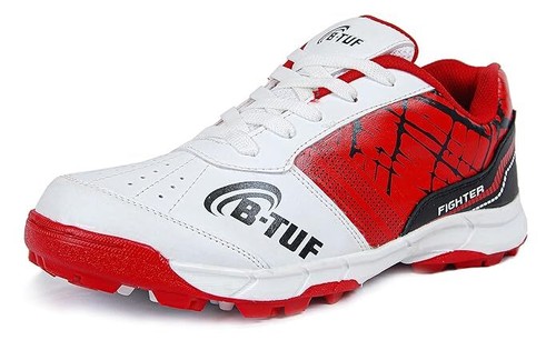 BTUF Fighter Cricket Shoes Spikes Sports Shoes Lightweight & Durable for Men - Picture 21 of 32