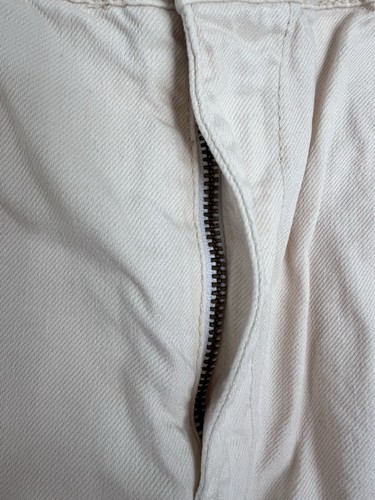 Free People Cargohose mit Manschetten XS elfenbeinfarben cremeelastische Taillenprobe  - Bild 6 von 11