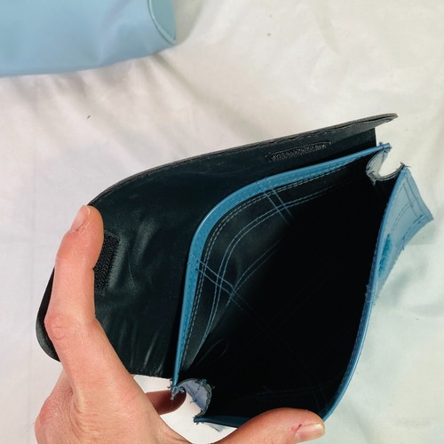 Bolsas de aseo Lancome + Estee Lauder azules con cremallera, estuches pequeños de maquillaje/cosméticos - Imagen 4 de 11
