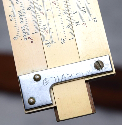 Vintage Rechenschieber Dietzgen Maniphase No 1732 Multiplex Dezimal Trig Log Case - Bild 4 von 8