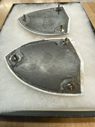 Pair of 2 OEM Ferrari Scuderia Fender Shield Emblems - Picture 15 of 15