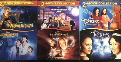 HALLOWEENTOWN 1,2,3,4 DVD COMPLETE COLLECTION SET + TWITCHES