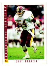 1993 Score Football Card #179 Kurt Gouveia washington Redskins     