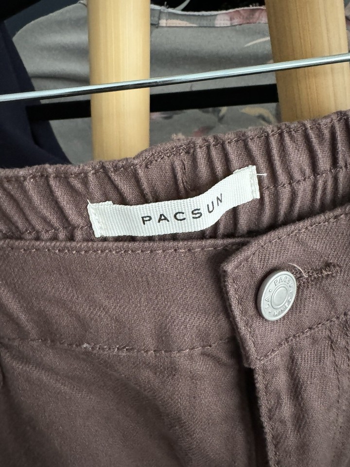 Pacsun Low Rise Puddle Jeans Zipper Cargo Pants Medium Women NWT eBay