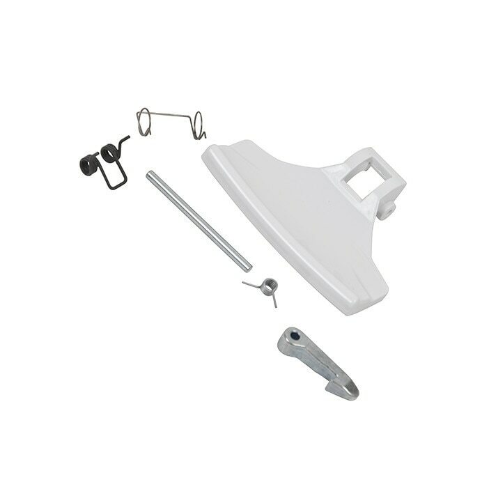 GENUINE ZOPPAS WASHING MACHINE WHITE DOOR HANDLE LATCH KIT 4055186631