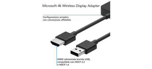Microsoft 4K Wireless Display Adapter für Wireless Screen Transfer Schwarz - Bild 3 von 5