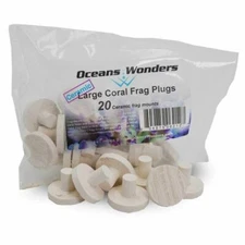Ceramic LARGE Coral Frag Plugs 1.25" (20 pc) - Oceans Wonders