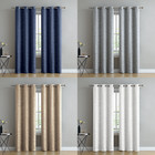 Kate Aurora 2 Piece Floral Light Reducing Grommet Curtains - Assorted Colors
