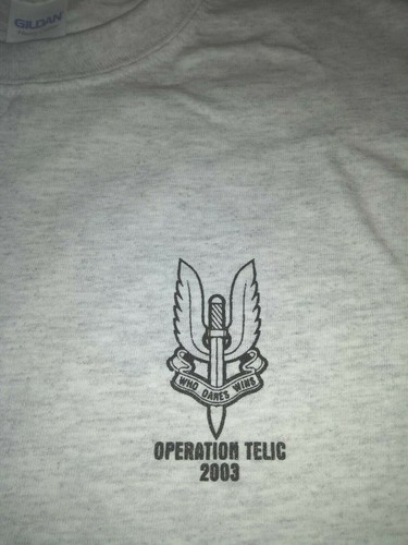 CAMISETA SAS REGIMIENTO OPERACIÓN TELIC TODAS LAS TALLAS FUERZAS ESPECIALES - Imagen 5 de 6