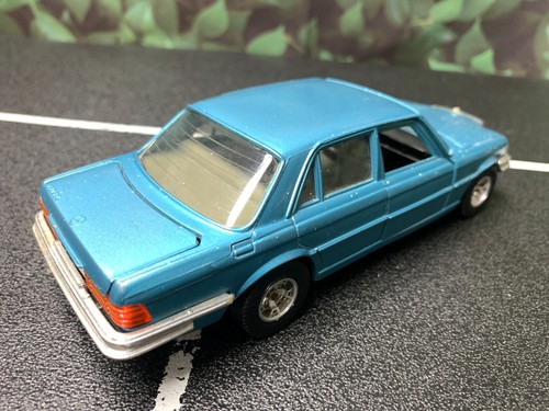 Imperfect 1:24 Diecast Car BURAGO MERCEDES 450 SEL Blue No Box AS-IS - Picture 6 of 22