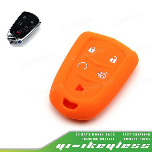 Funda Silicona para Cadillac ESV ATS CTS XTS SRX Mando a Distancia Llave Inteligente 5 Botones - Imagen 12 de 15