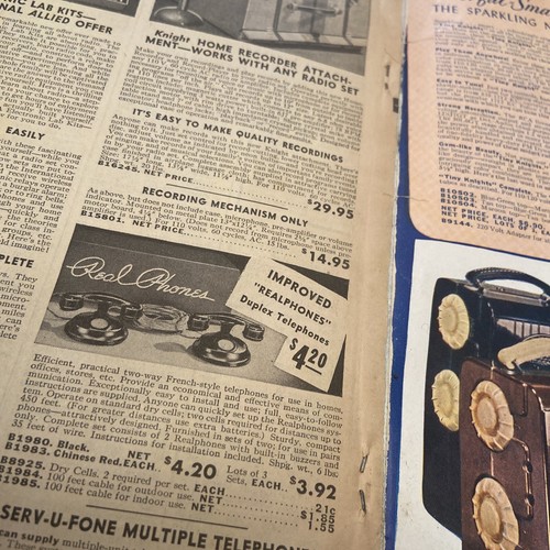 VINTAGE ALLIED RADIO CATALOG 1941 ELECTRONICS RECORD PLAYERS GAGES TUBES - Picture 24 of 24