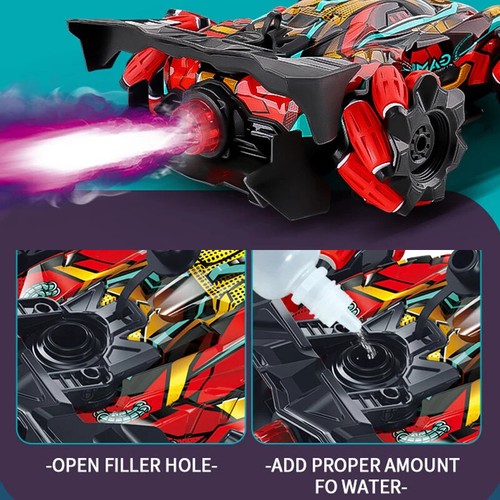 Drift RC Car with Led Lights Music 2.4G Glove Gesture Radio Remote Control Toys - Picture 4 of 31