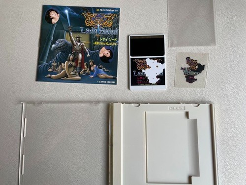 PC Engine LADY SWORD Video game software Japanese language Tested working USED - Picture 1 of 7