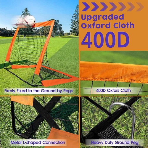 Soccer Goal Net Set Portable Football Goal Post Kid Outdoor Training Practice AU - Picture 4 of 9