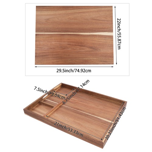 Stove Top Cover 74.93*55.88*5.72cm Stove Top Cover W/Handles 30kg Load-bearing - Picture 2 of 24