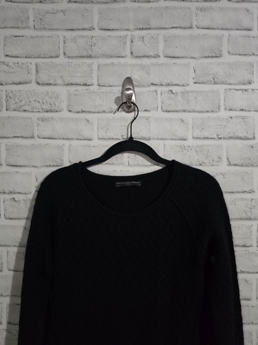 Peruvian Connection Royal Alpaca Crew Neck Sweater Black size XS - Picture 4 of 7