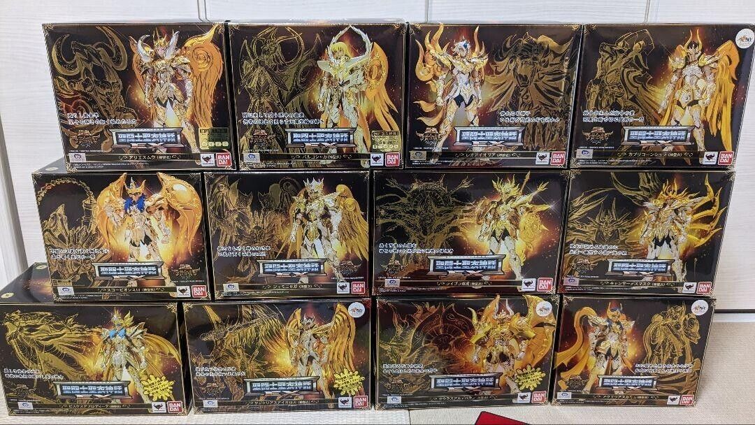 Saint Seiya Myth Cloth EX Gold saint God cloth Full set (12 Saint Seiya Myth Cloth EX Gold saint God cloth Full set (12