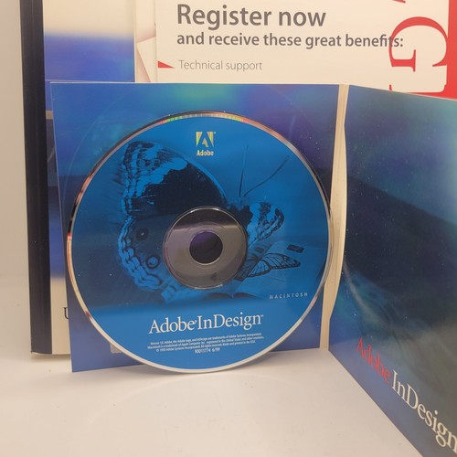 Adobe InDesign 1.0 For Macintosh Full Version Big Box Apple Computer USED READ - Picture 9 of 11