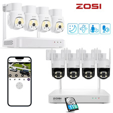 ZOSI 8CH 4K NVR 5MP WiFi-6 IP Camera Wifi Security System Outdoor Home 1TB HDD