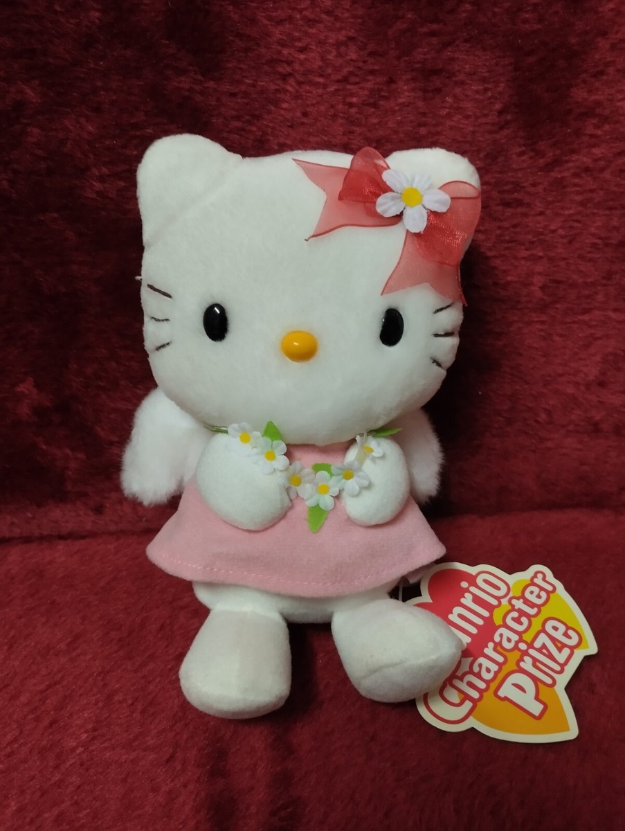 2004 Hello Kitty​ Pink Floral Angel w/ Wings 6