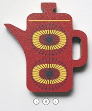 Beyond The Fridge Kaffeekanne - Kühlschrankmagnet 6,4 cm x 6,8 cm sehr selten!