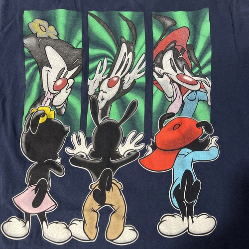 Vintage 1995 Animaniacs T-Shirt - Mens Sz X-Large Double Sided Print Singlestich - Picture 6 of 7