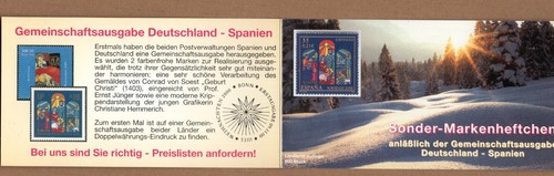 Sondermarkenheftchen Gemeinschaftsausgabe Deutschland - Spanien - (#SO-28)