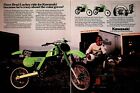 1980 Kawasaki Kx125 Brad Lackey - 2-Page Vintage Motorcycle Ad